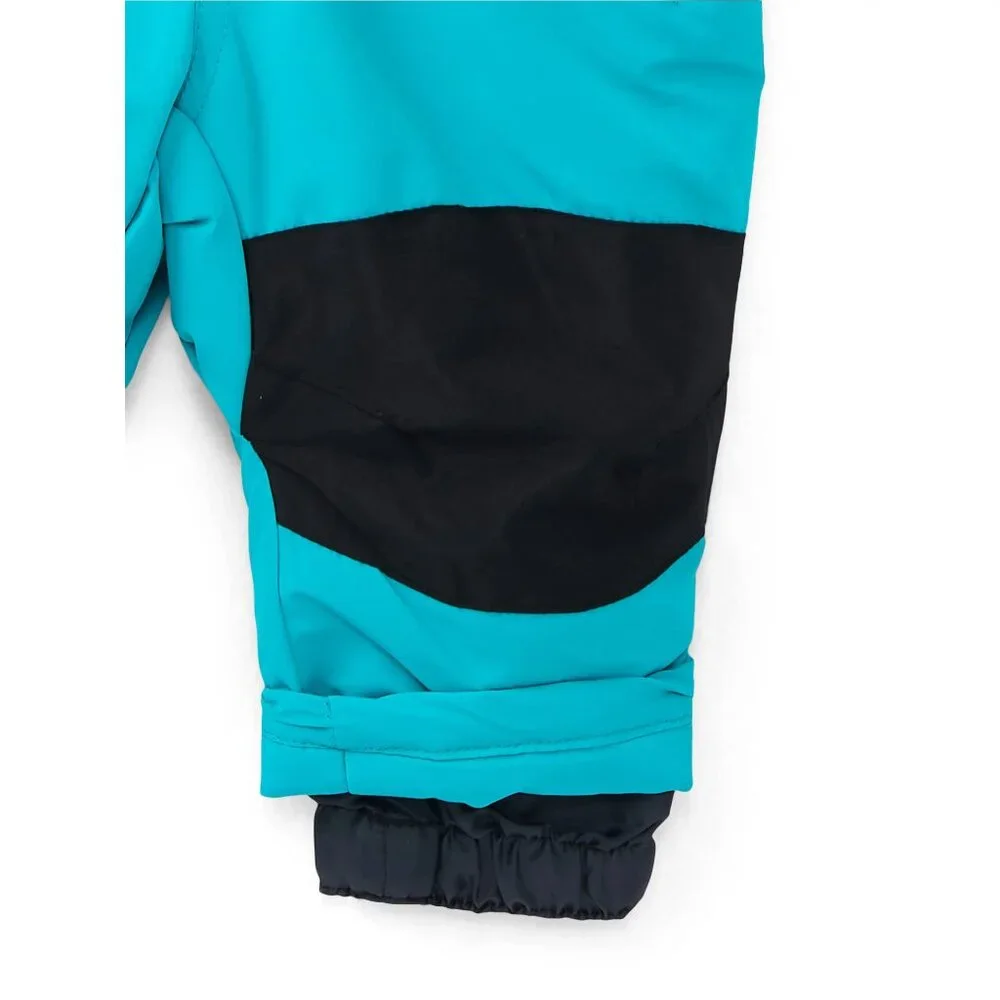 NEW Iceburg Girls Insulated One-Piece Snow Suit with Hood Turquoise